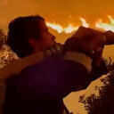 Oyuncu İbrahim Çelikkol Milas'ta yangınla mücadeleye koştu