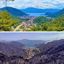 Yürek burktu: İşte Marmaris'in yangın öncesi ve sonrası fotoğrafları