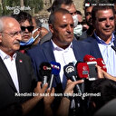 Sel afetinin yaşandığı Esenyamaç'ın muhtarı Kılıçdaroğlu'nun yanında devleti işaret ederek 'Bir saat olsun sahipsiz kalmadık' deyince CHP'liler müdahale etti: CHP sayesinde