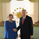 Cumhurbaşkanı Erdoğan Almanya Başbakanı Angela Merkel ile görüştü
