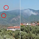 Kaz Dağları'nda çıkan yangına uçak ve helikopterle müdahale ediliyor