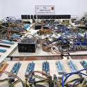 İzmir'de kripto para operasyonu: 1.5 milyon TL'lik kaçak cihaz ele geçirildi