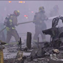 ABD'de uçak kazası: Evlerin bulunduğu bölgeye düştü