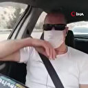 İşgalci İsrail güçleri Filistinli adamı aracında canlı yayın yaptığı esnada darp etti