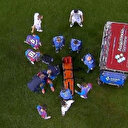 Deportivo maçında rahatsızlanan Agüero hastaneye kaldırıldı