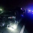 TEM’de dokuz araç birbirine girdi: İstanbul istikameti trafiğe kapandı