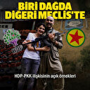 Teröristle fotoğraftan Meclis'te terör propagandasına HDP-PKK ilişkisi