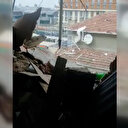 Üsküdar'da patlama meydana gelen binanın içinden ilk görüntüler
