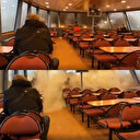 Almanya'da fırtına felaketi: Seyir halindeki feribotun camları tuzla buz oldu