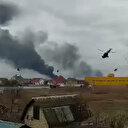 Ukrayna'nın Gostomel şehrinde savaş helikopterlerinden dehşete düşüren manevralar