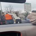 Ankara'da sürücü motokuryeye saldırdı