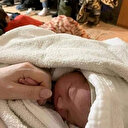 Kiev’de bir bebek sığınakta dünyaya gözlerini açtı