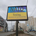 Kiev'de billboardlardan NATO'ya uçuşa yasak bölge çağrısı