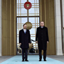 Cumhurbaşkanı Erdoğan İsrailli mevkidaşı Herzog'u ağırladı: Karşılamaya ezan sesleri eşlik etti