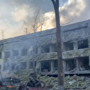 Rusya'nın bombaladığı çocuk hastanesi kullanılamaz hale geldi