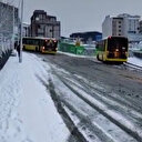 Arnavutköy'de kar yağışı etkili oldu: İETT otobüsleri yolda kaldı