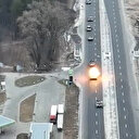 Rus tankı güdümlü tanksavar füzesiyle paramparça oldu