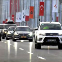 Cumhurbaşkanı Erdoğan 1915 Çanakkale Köprüsü'nden otomobille geçiş yaptı