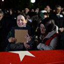 Bingöl şehitleri için tören: Eşleri tabutlara sarılarak gözyaşı döktü