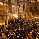 Ayasofya Camii'nde 88 yıl sonra teravih namazı edâ edildi