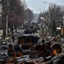 Bucha’da imha edilen Rus konvoyu görüntülendi