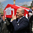 'Attığını vuran' Uzman Çavuş Yusuf Avan'ın cenazesine Bakan Soylu da omuz verdi