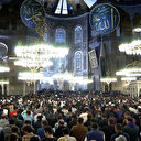 İstanbullular Kadir Gecesi'nde Ayasofya-i Kebir Camii'ne akın etti