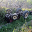 Aydın'da devrilen traktörün sürücüsü öldü