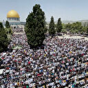 Mescid-i Aksa'da 160 bin kişilik cuma namazı