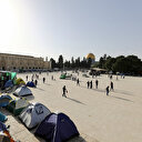 Filistinli Müslümanlar Ramazan'ın son günlerini Mescid-i Aksa'da itikafa girerek geçiriyor