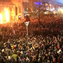 Trabzon Kent Meydanı'nda şampiyonluk anı