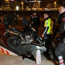 Kocaeli'de otomobille çarpışan motosikletli yunus polisi yaralandı