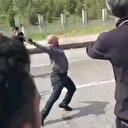 PKK'lının cenazesine katılan HDP'li Alican Önlü polise taş attı