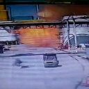 Kocaeli'de fabrika yangınında patlama anı kamerada