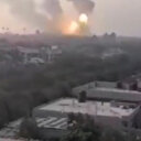 İsrail savaş uçakları Gazze Şeridi'nde bir bölgeyi vurdu