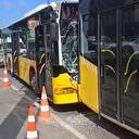 İstanbul Ümraniye'de 3 İETT otobüsü zincirleme kaza yaptı