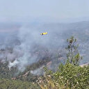 Marmaris'teki yangına havadan ve karadan müdahale sürüyor