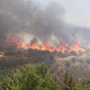 KKTC’nin Tatlısu/Mersinlik bölgesinde yangın çıktı