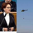 Marmaris’teki yangına 14 helikopter 20 uçak müdahale ederken Meral Akşener “Uçak yok hazırlık yok” dedi