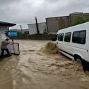 Bartın'da sağanak: Organize sağanak bölgesi sular altında kaldı