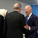 Cumhurbaşkanı Erdoğan ile Biden arasındaki görüşmeden ilk kareler