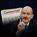 Bakan Soylu'dan Cumhuriyet Gazetesi'ne tepki: Zavallılar