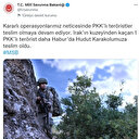 MSB: Bir PKK'lı terörist teslim oldu