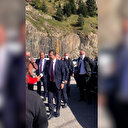 İmamoğlu konvoyla yemek yemeye gitti
