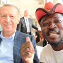 Burkino Fasolu bisikletçiden Cumhurbaşkanı Erdoğan'a: Dünyanın en iyi başkanı
