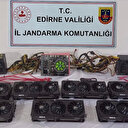 Jandarmadan Edirne'de kripto para operasyonu