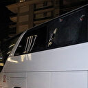 Süper Lig maçı sonrası taraftar otobüsüne taşlı saldırı