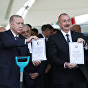 Cumhurbaşkanı Erdoğan Cebrayıl'da resmi törenle karşılandı