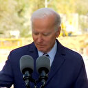 ABD Başkanı Joe Biden'ın hareketi dikkat çekti: Bu sefer boşlukla konuştu