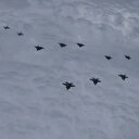 Kuzey Kore'den Güney Kore’ye gözdağı: Yüzlerce savaş uçağı havalandı